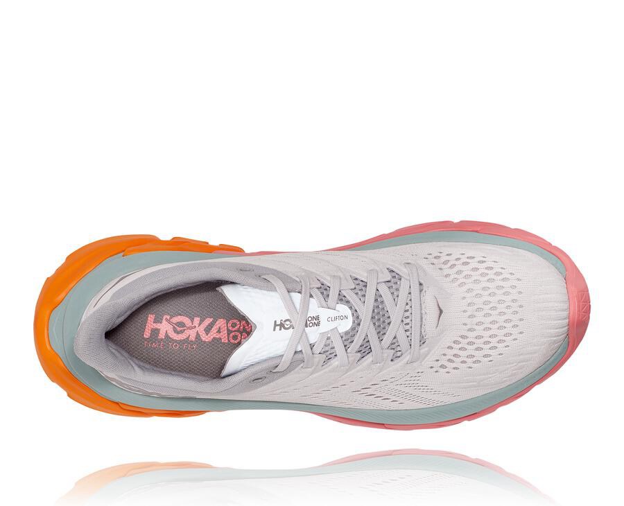 Zapatillas Running Hoka One One Hombre - Clifton Edge - Blancas - CRZ629480